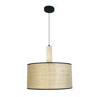 Colgante PALERMO negro, 1 luz - Imagen 1