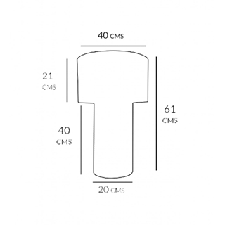 Sobremesa BAHAMAS saco - Imagen 2